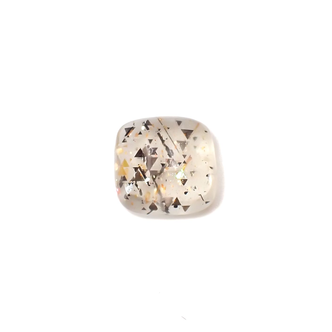 レインボーラティスサンストーン オーストラリア産 1.26ct[230722902]7.1x7mm前後