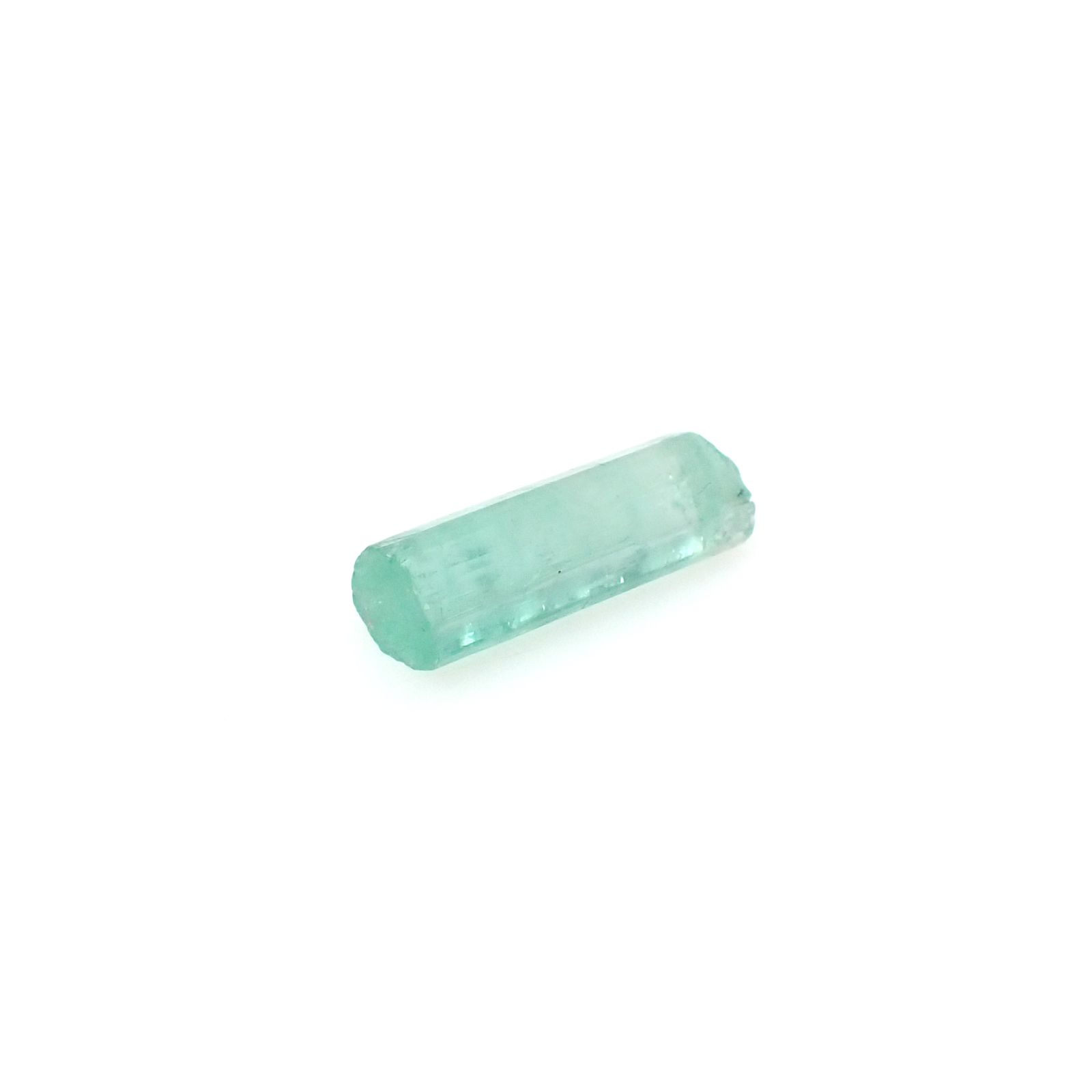 エメラルド柱状結晶 原石 コロンビア産 3.54ct[240427252]15x5mm前後