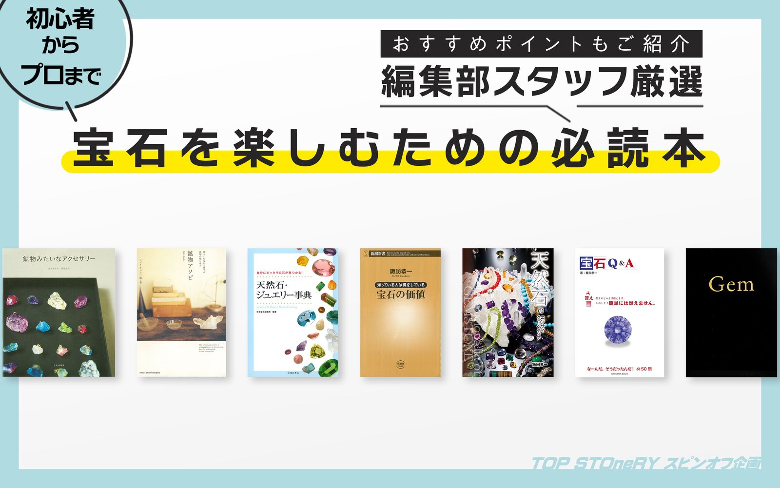 宝石初心者からプロまで必読・宝石を楽しむ方法のすべて |TOPSTONE推薦書籍 | TOP STONE(トップストーン)