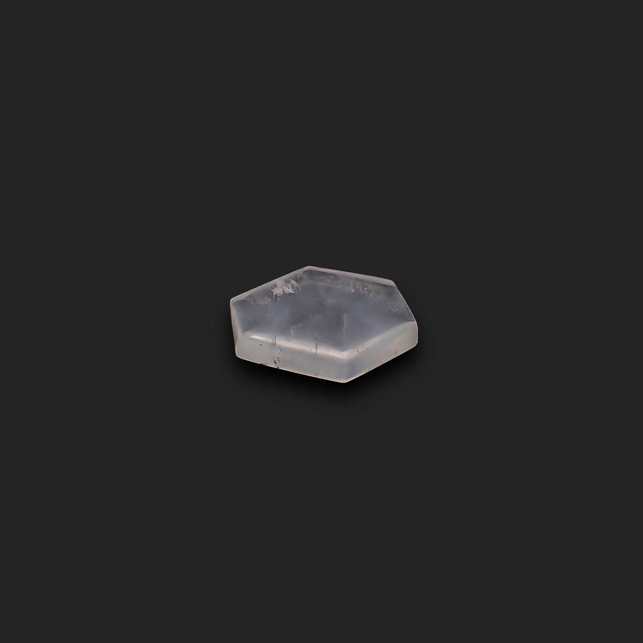 トラピッチェクォーツ 偏光板2枚付き コロンビア・ボヤカ産 43.99ct[230622272]29.1x24.4mm前後