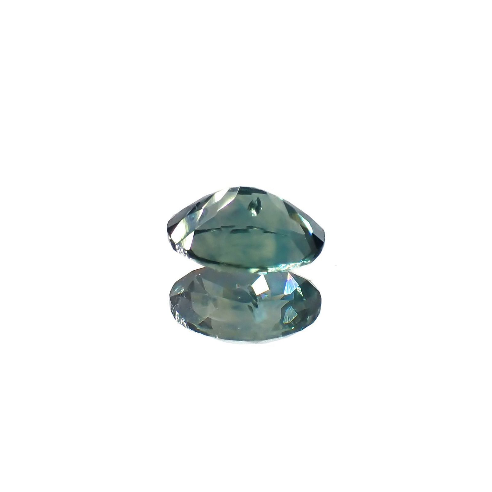 モンタナサファイア(宝石名サファイア)アメリカ・モンタナ州産 1.11ct 識別済[220616650]7.2x5.2mm前後