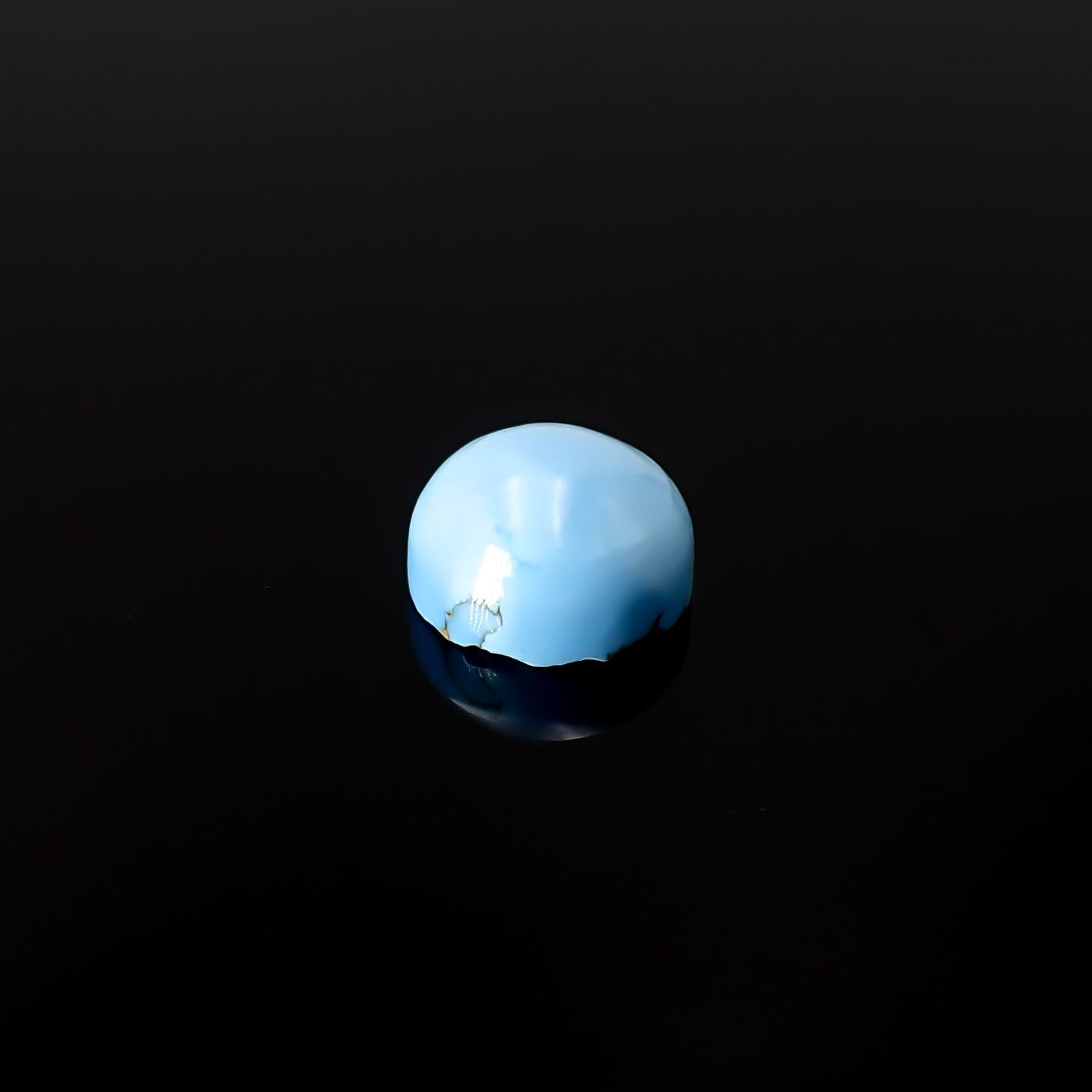 ターコイズ カザフスタン・ゴールデンヒル鉱山産 4.49ct / 10.1x10.1mm前後 [260331873]