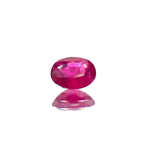 ルビー 非加熱 ビルマ産 0.43ct[240628048]4.9x3.7mm前後