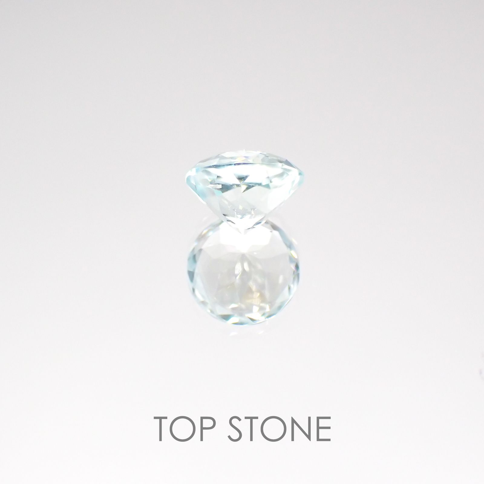 アンブリゴナイト/モンテブラサイト マダガスカル産 ルース 1.14ct[20127378]6.7×6.6mm前後