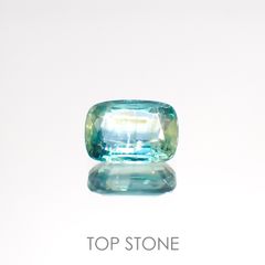 バイカラーカイヤナイト(宝石名カイヤナイト)ネパール産 1.29ct 識別済[220115376]7.5x5.3mm前後