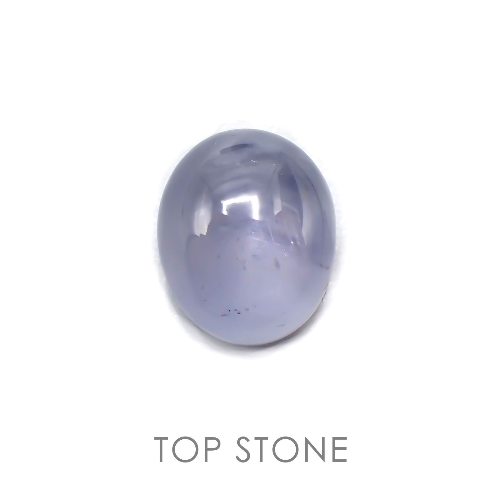 ブルースターサファイア(宝石名スター・サファイア) ビルマ産 2.890ct ソ付(彩珠)[210510228]8×6.5mm前後