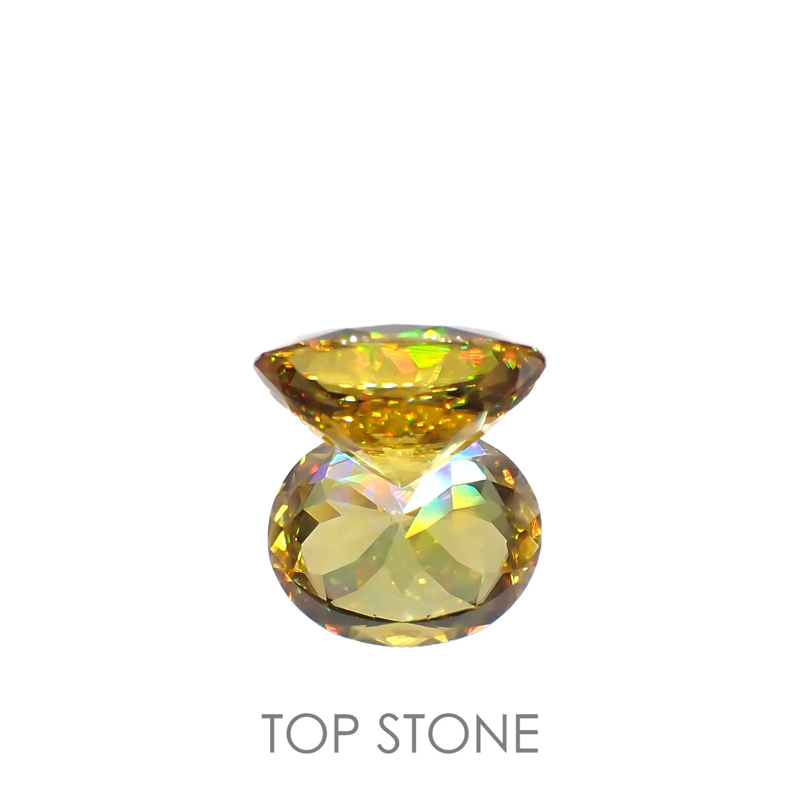 ゴールデンスフェーン  マダガスカル産 2.50ct[220918084]9.6x7.7mm前後