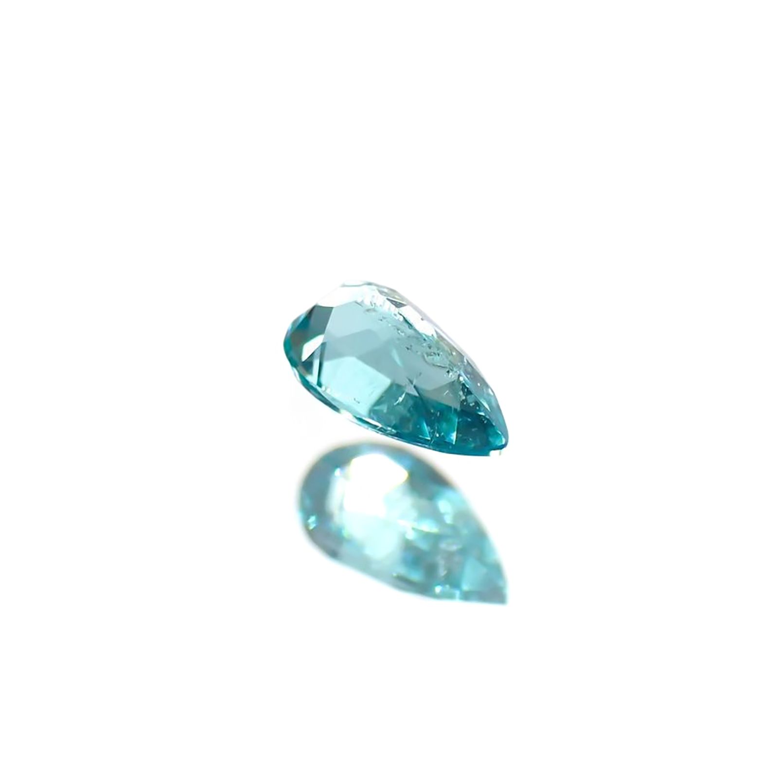 パライバトルマリン(宝石名トルマリン/別名パライバ・トルマリン) ブラジル産 識別済 0.074ct / 3.6×2mm前後 [210712152]