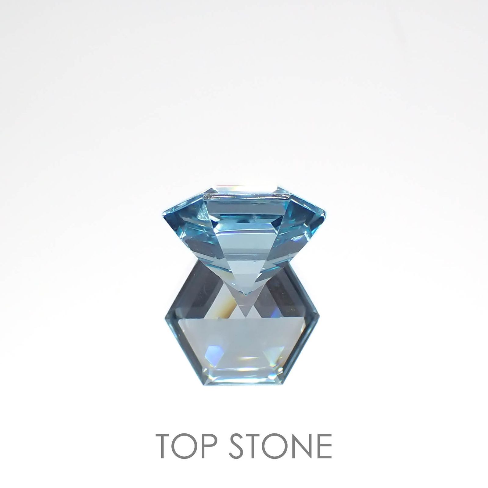 ◇ヘキサゴンカット◇ブルートパーズ ブラジル産 5.27ct[221219362]10x10mm前後