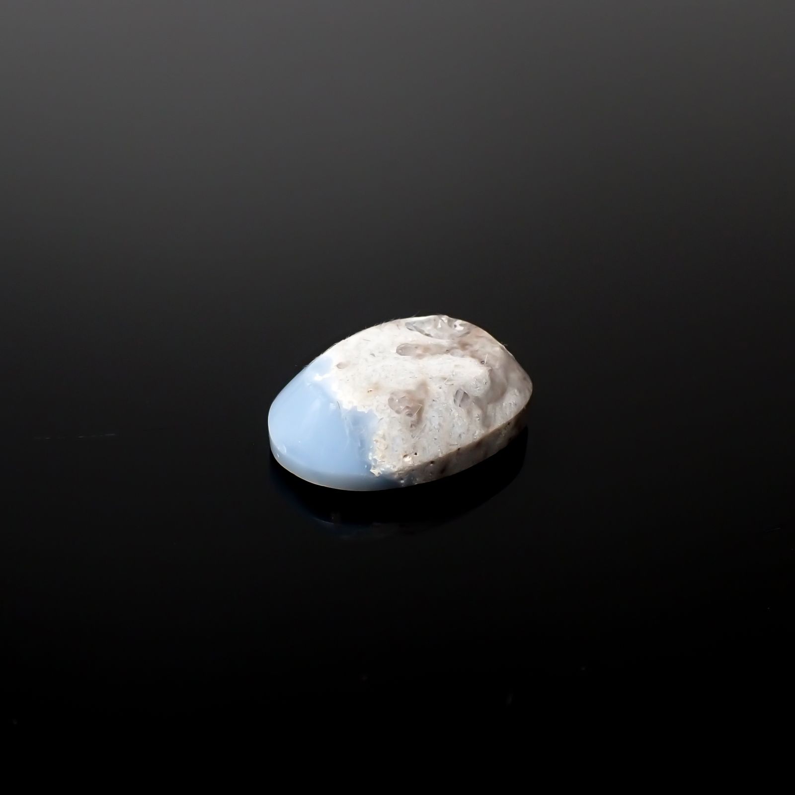 マトリックスブルーオパール アメリカ・オレゴン州産 4.35ct[240125729]13.8x10.1mm前後