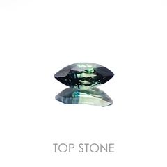 ゴールドシーンサファイア 非加熱 ケニア産 ルース 0.58ct[20107111]7.8×3.4mm前後