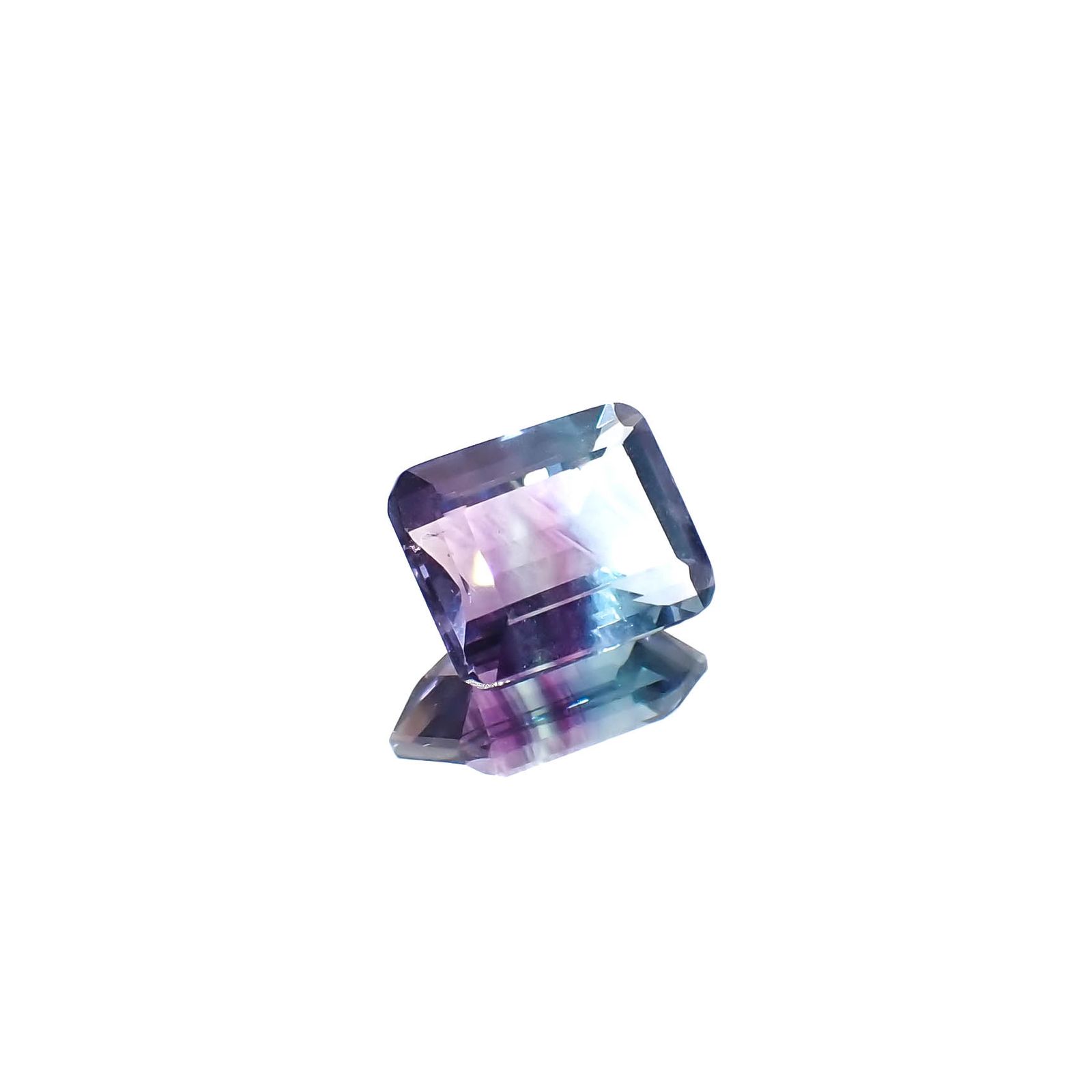 パーティカラーフローライト ブラジル産 3.62ct[230321188]10x8.1mm前後