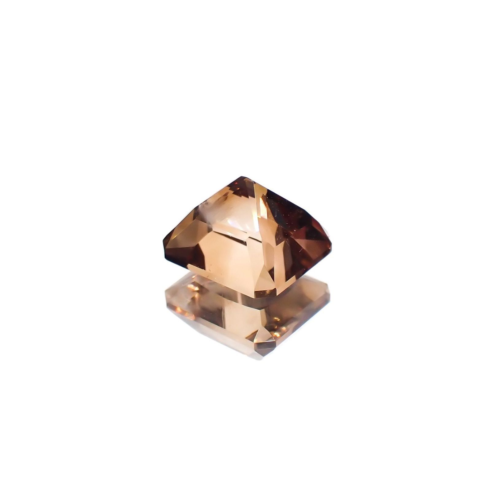 バイカラートパーズ ブラジル・ミナスジェライス州産 2.17ct / 7.3x6.5mm前後 [221018559]