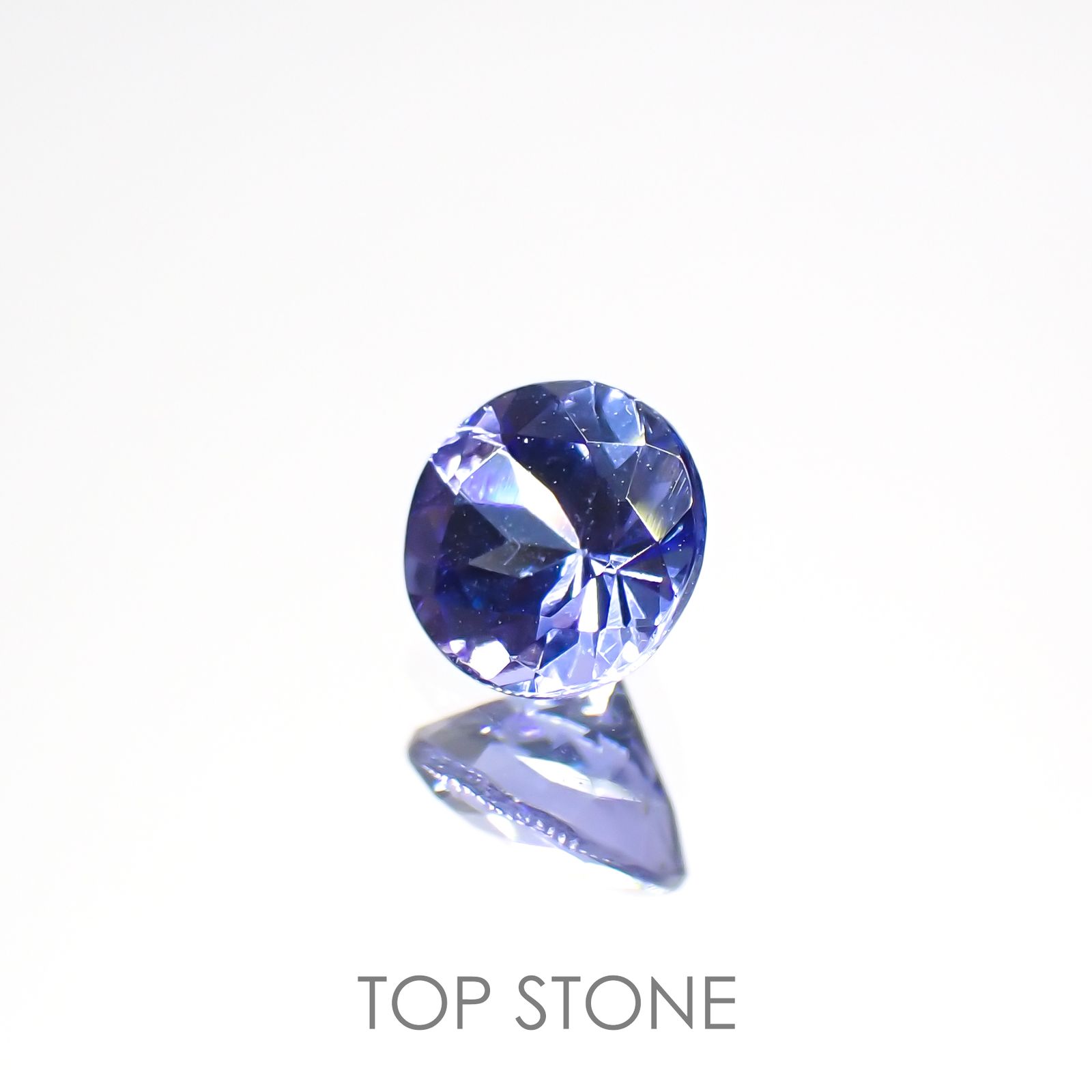 タンザナイト(宝石名タンザナイト)タンザニア産 0.46ct 識別済[220516045]5x4.9mm前後