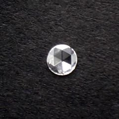 ◇ローズカット◇ダイヤモンド SI-VS / D-G  ルース 0.048ct[210610906]3×2.9mm前後