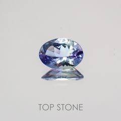 バイカラータンザナイト タンザニア産 ルース 0.66ct[210210049]6.9×4.9mm前後