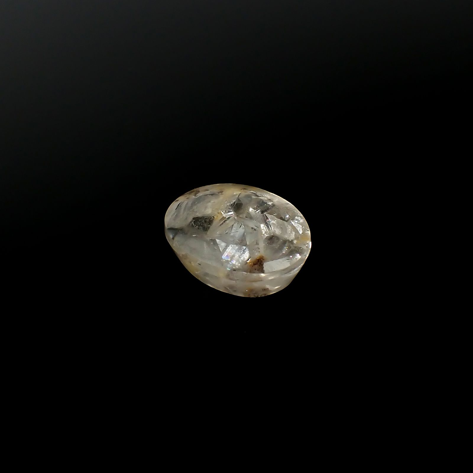 マニフェストインクォーツ ブラジル産 57.38ct[240125663]27.9x22.2mm前後