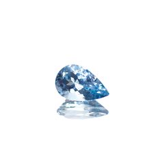 アクアマリン サンタマリアカラー マダガスカル産 0.78ct[240326966]7.9x5.1mm前後