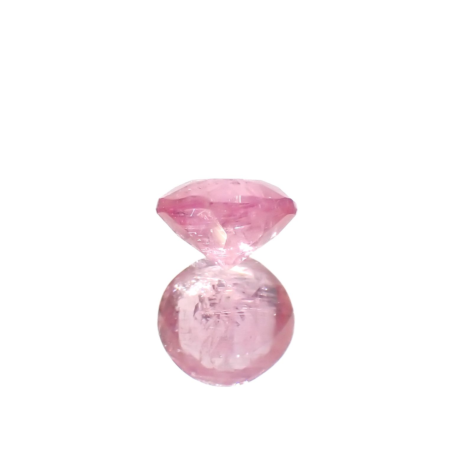 ペツォッタイト(ラズベリル)(宝石名ペツォッタイト)マダガスカル産 0.24ct 識別済[231023737]3.9x3.8mm前後