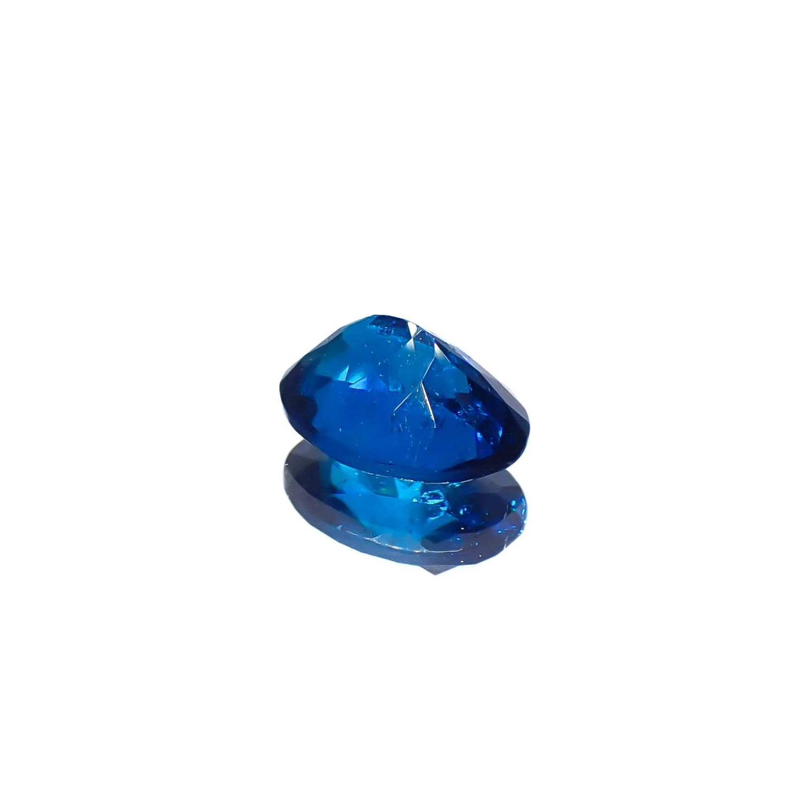 ディープブルーアパタイト マダガスカル産 0.85ct[240628158]7x5.1mm前後