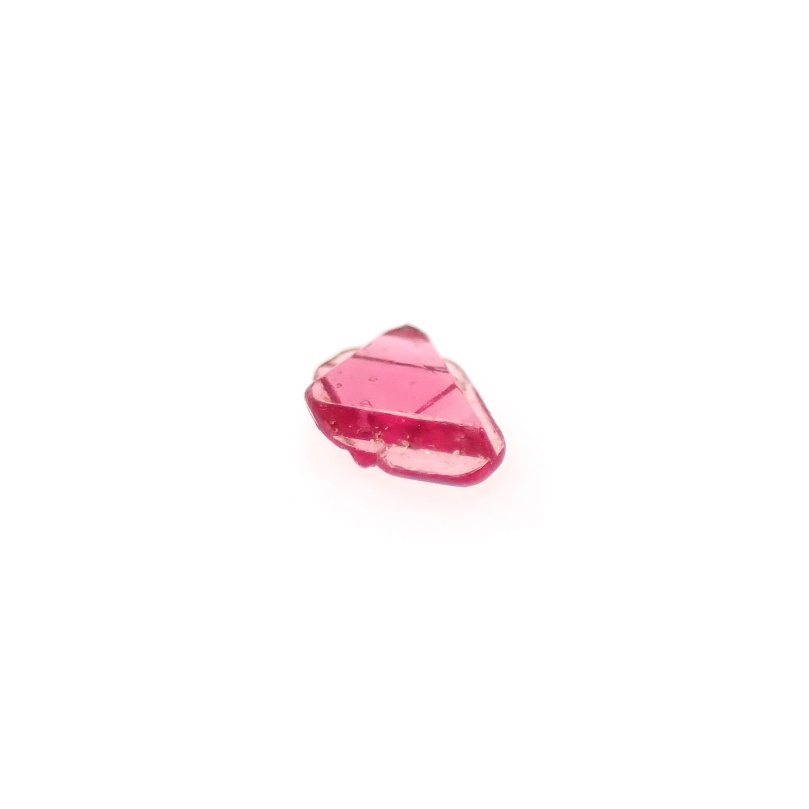 ツインクリスタルスピネル(スピネル式双晶) 原石 ビルマ産 0.041ct[240628428]2.4x2.2mm前後