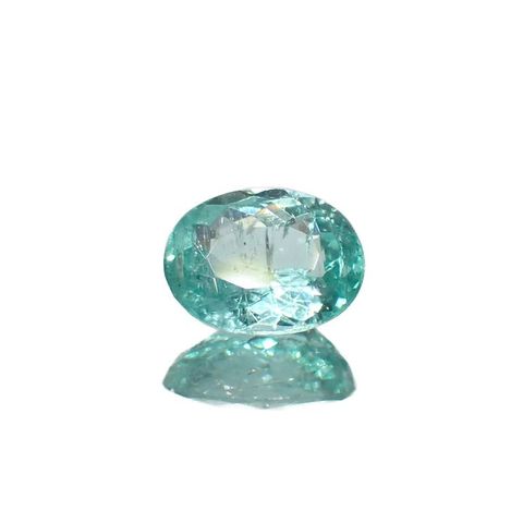 パライバトルマリン(宝石名トルマリン/別名パライバ・トルマリン)ブラジル・パライバ州バターリャ鉱山産 0.25ct 識別済[221018836]4.7x3.6mm前後