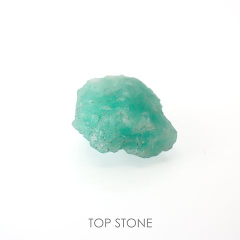 エメラルド(宝石名エメラルド) コロンビア産 原石・結晶 5.35ct 識別済[211013643]12.4×10.6mm前後
