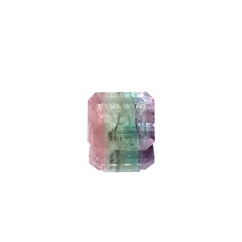 パーティカラートルマリン アフガニスタン産 4.59ct [241029398]9.7x8.4mm前後