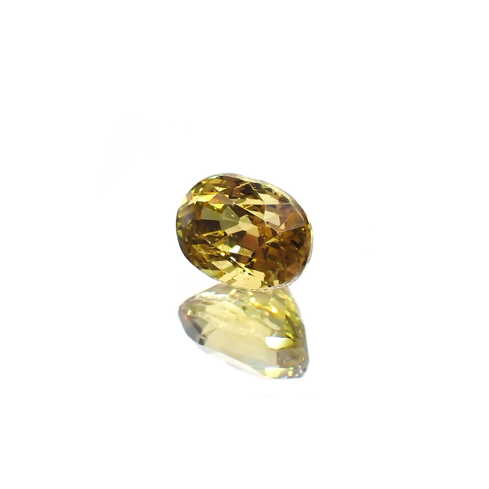 マリガーネット(宝石名グロッシュラー アンドラダイト・ガーネット)マリ共和国産 1.07ct 識別済[220115237]6.5x4.6mm前後