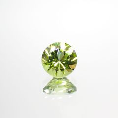 ペリドット(宝石名ペリドット) パキスタン産 1.11ct 識別済[210813071]6.4×6.4mm前後