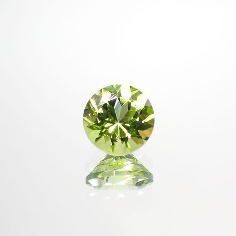 ペリドット(宝石名ペリドット) パキスタン産 1.11ct 識別済[210813071]6.4×6.4mm前後