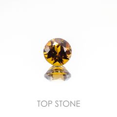 マリガーネット(宝石名ガーネット) マリ共和国産 0.49ct 識別済[20106914]4.5×4.5mm前後