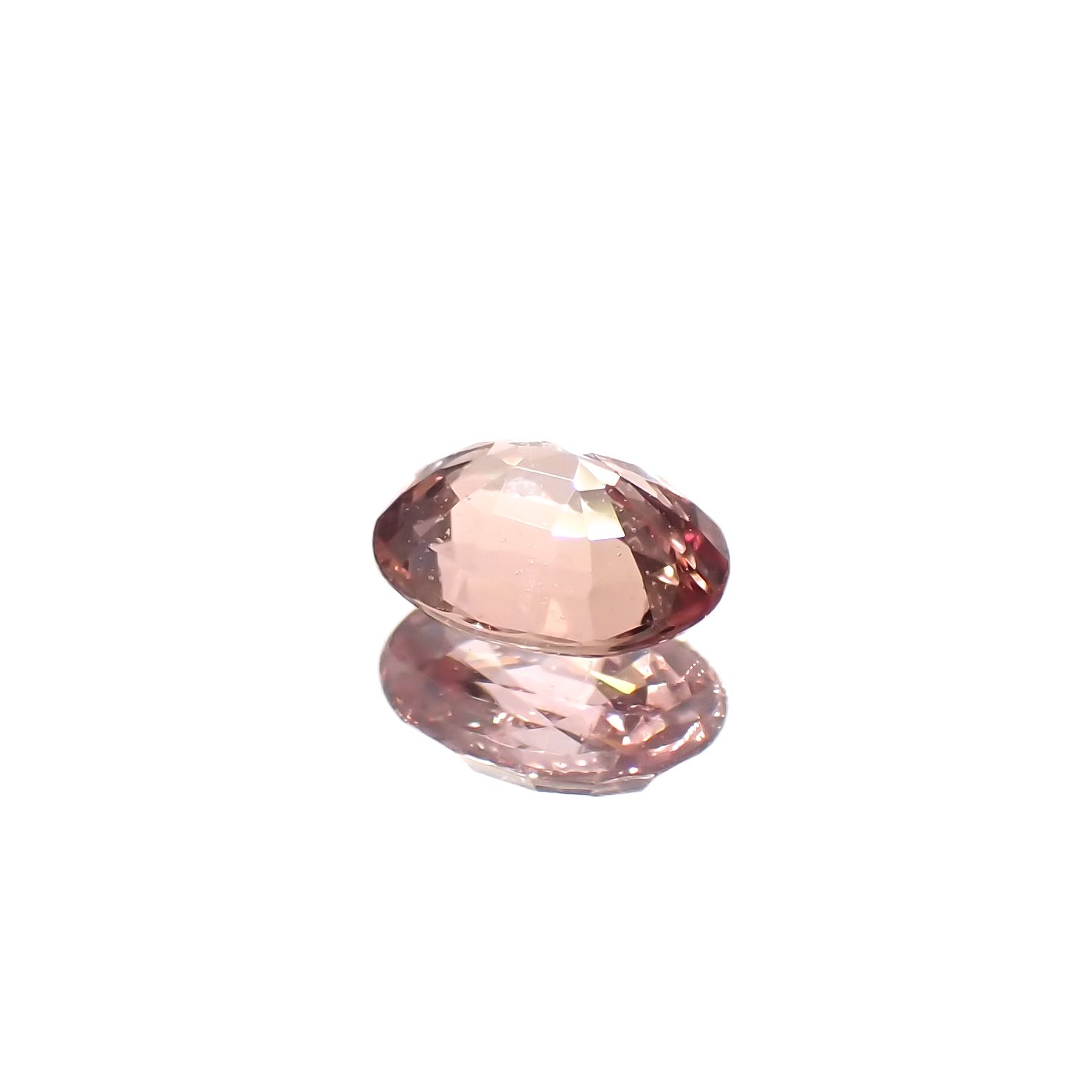 パパラチャサファイア(宝石名サファイア/別名パパラチャ・サファイア)スリランカ産 0.38ct GIA鑑付[231224694]5x3.9mm前後