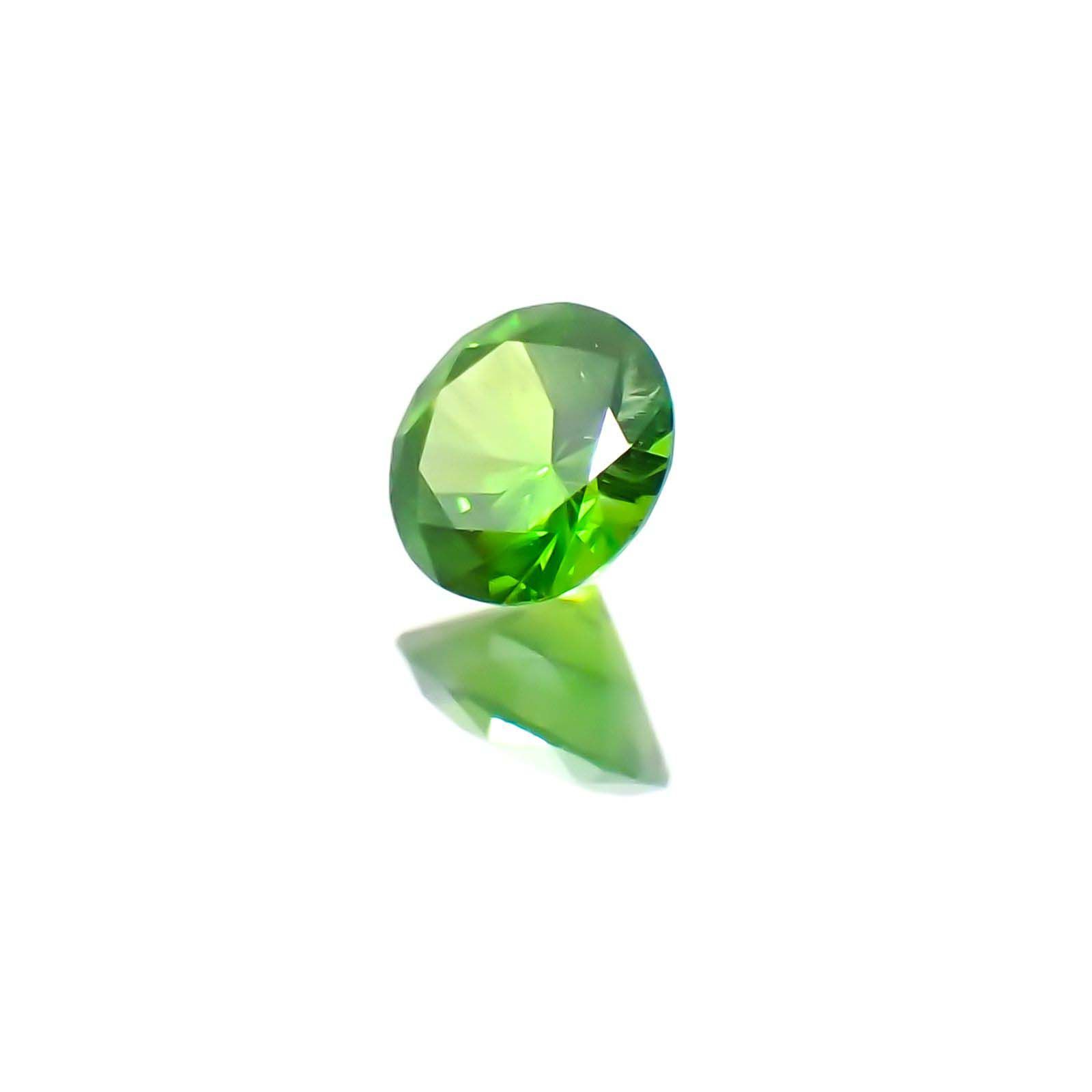 デマントイドガーネット(宝石名デマントイド・ガーネット)ロシア産 0.11ct 識別済[230622501]3.1x3.1mm前後