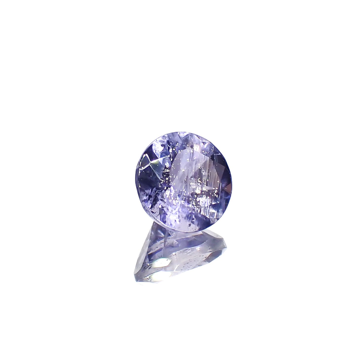 アイオライトサンストーン インド/ブラジル産 0.76ct[240928841]6x6mm前後