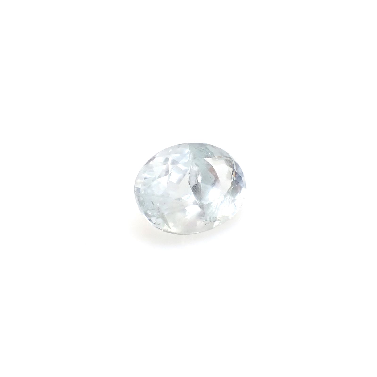 レインボーアクアマリン ブラジル産 3.81ct [250330147]11.5x8.6mm前後