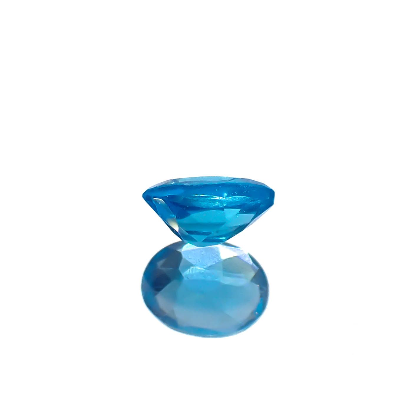 ネオンブルーアパタイト マダガスカル産 0.18ct[240628098]4x3mm前後