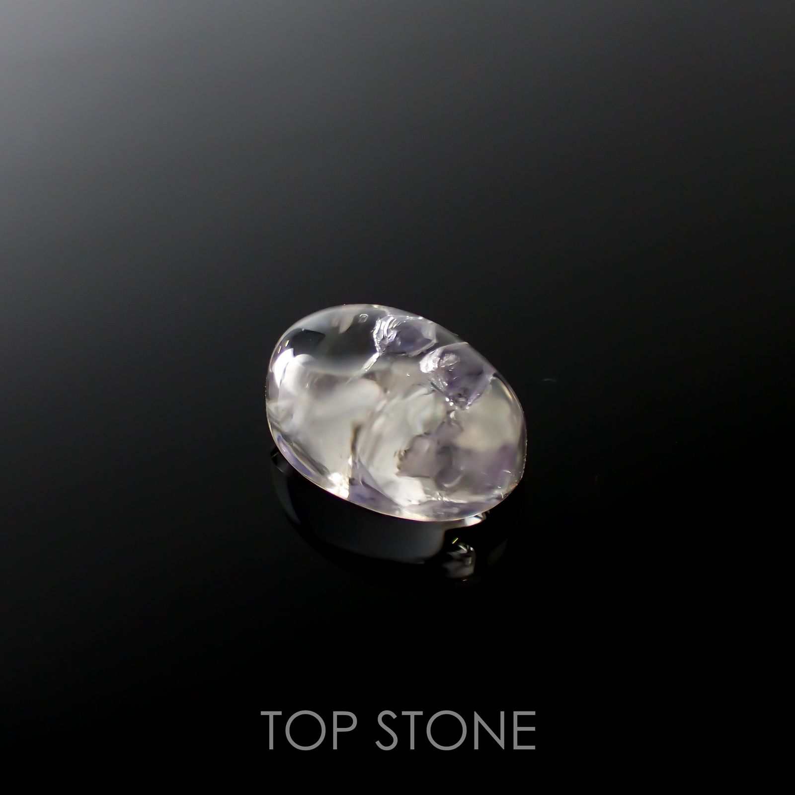 フローライトインクォーツ マダガスカル産 8.31ct[220114333]14.3x9.9mm前後