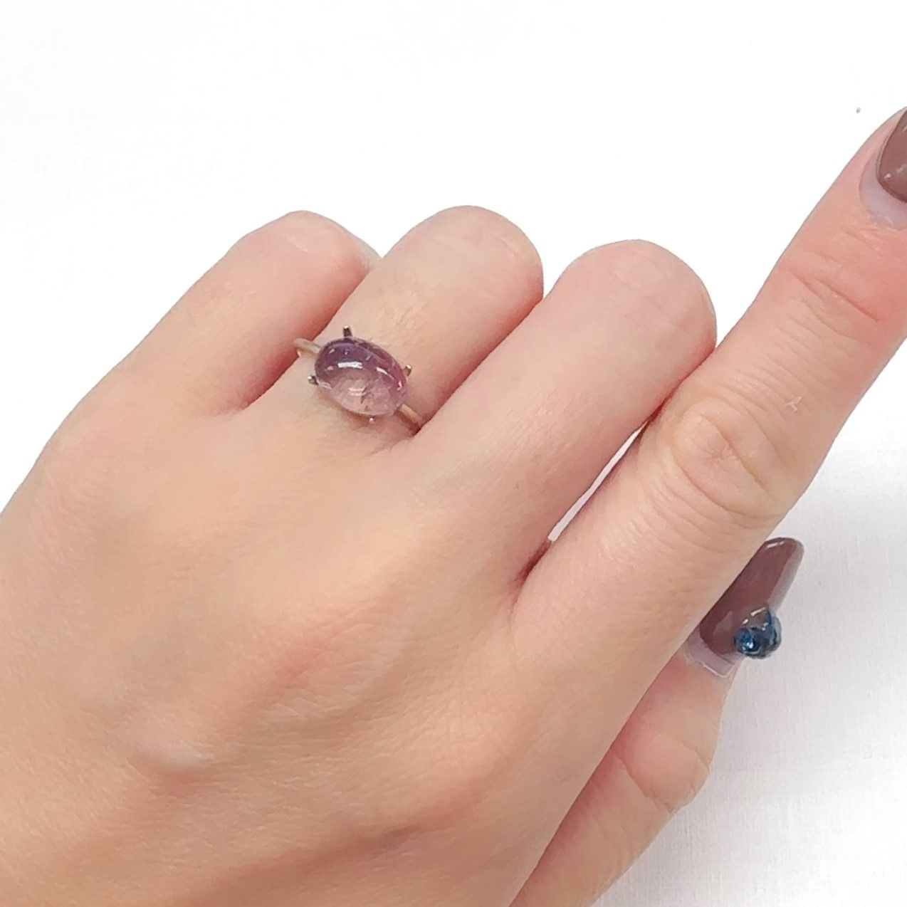 フローライト フルオレッセンス イギリス・ロジャリー鉱山産 3.29ct[240527707]10.4x7.5mm前後