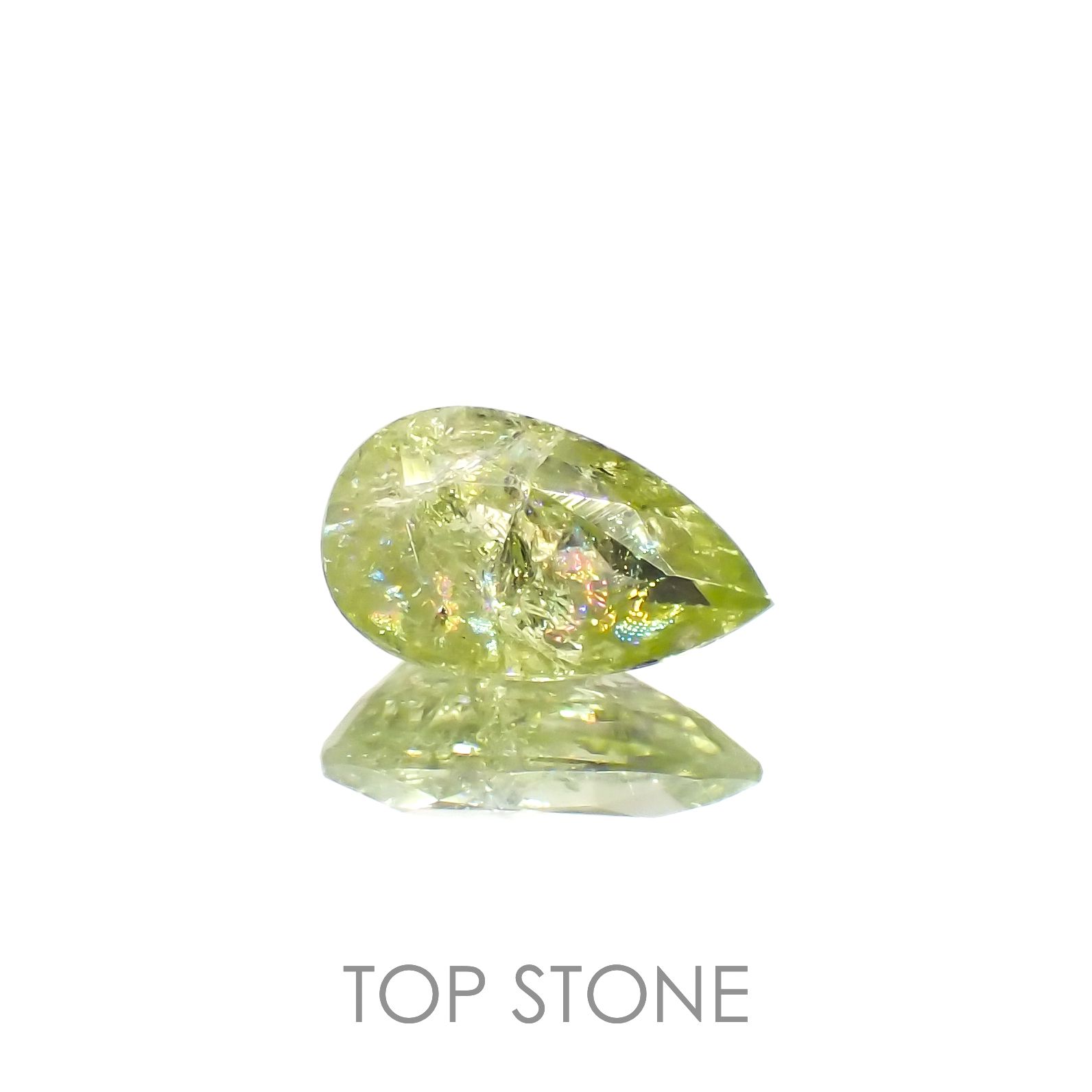 イリデッセンスクロムトルマリン(宝石名トルマリン)ケニア産 0.63ct 識別済[221119092]7.5x4.4mm前後