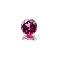 <ランダムセレクト1個販売> ロードライトガーネットSA(宝石名ロードライト・ガーネット) ラウンドカット ブラジル産 0.97ct前後 識別済[20107180]6×6mm前後