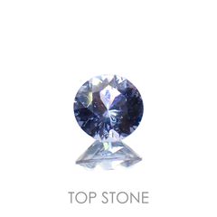 グレイッシュブルースピネル(宝石名スピネル)ビルマ/マダガスカル産 0.25ct 識別済[221219506]4x4mm前後