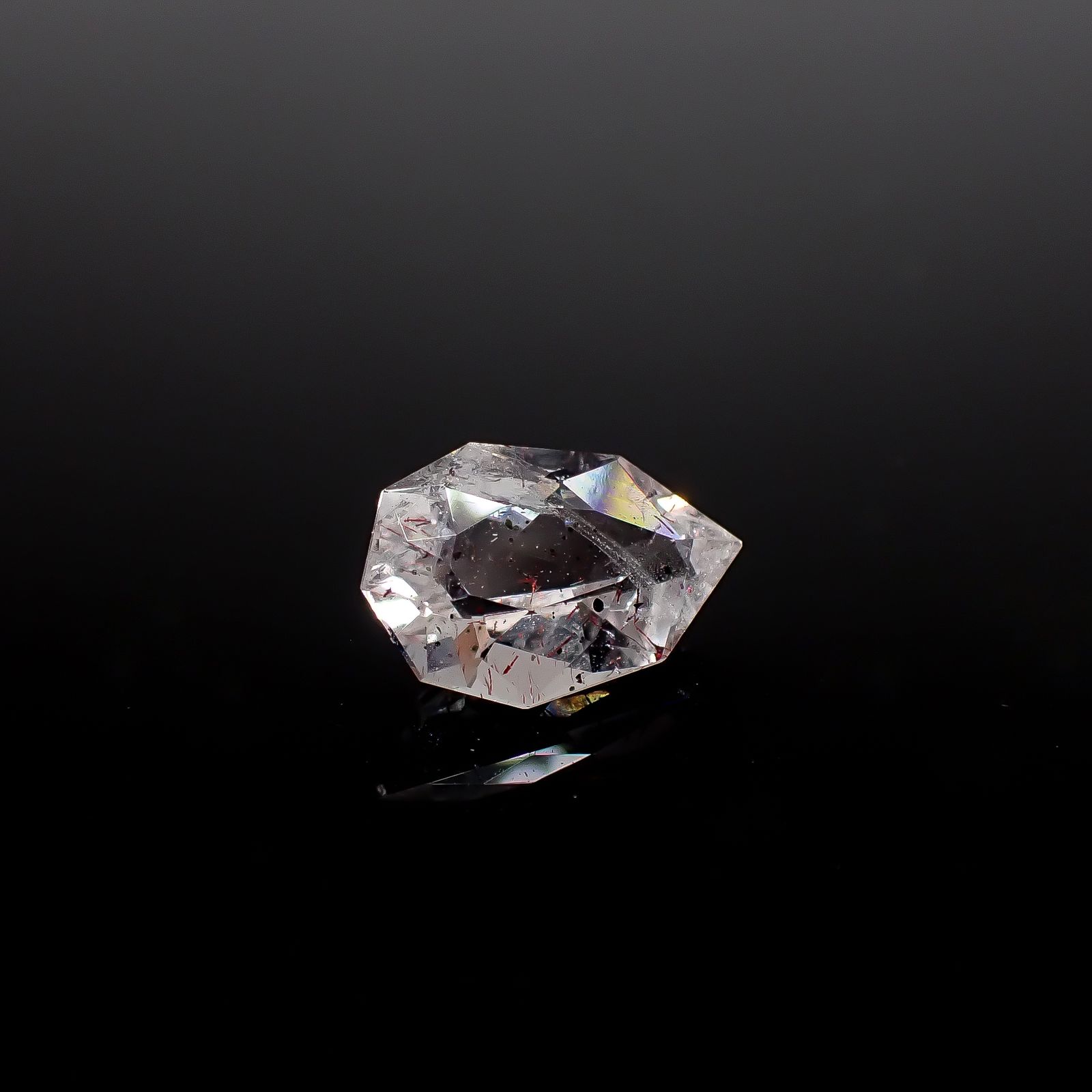 ◇カスタムカット◇ティンカーベルクォーツ ブラジル産 1.16ct[240628164]9.3x6.4mm前後