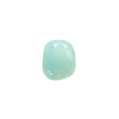 ◇フリーフォーム・ローズカット◇アクアプレーズ(宝石名ブルー グリーン・カルセドニー)南アフリカ産 4.36ct 識別済[230421891]12.6x10.7mm前後