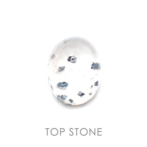 ヘマタイトインクォーツ 中国産 8.61ct[20117989]14.4×11.1mm前後