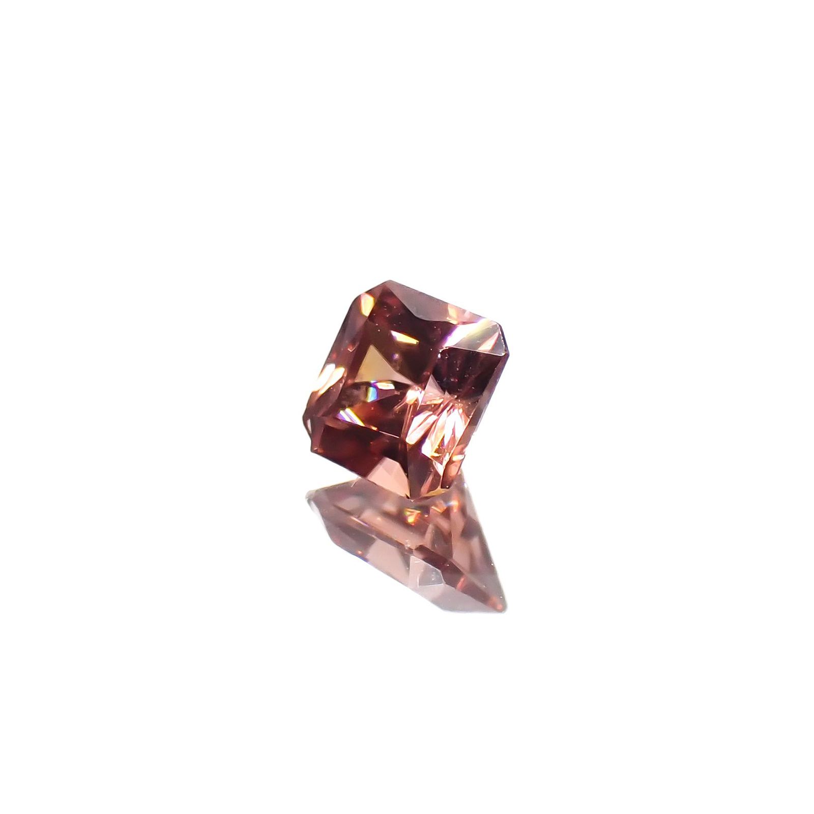 ピンクジルコン スリランカ/カンボジア産 0.44ct [240627919]3.8x3.8mm前後