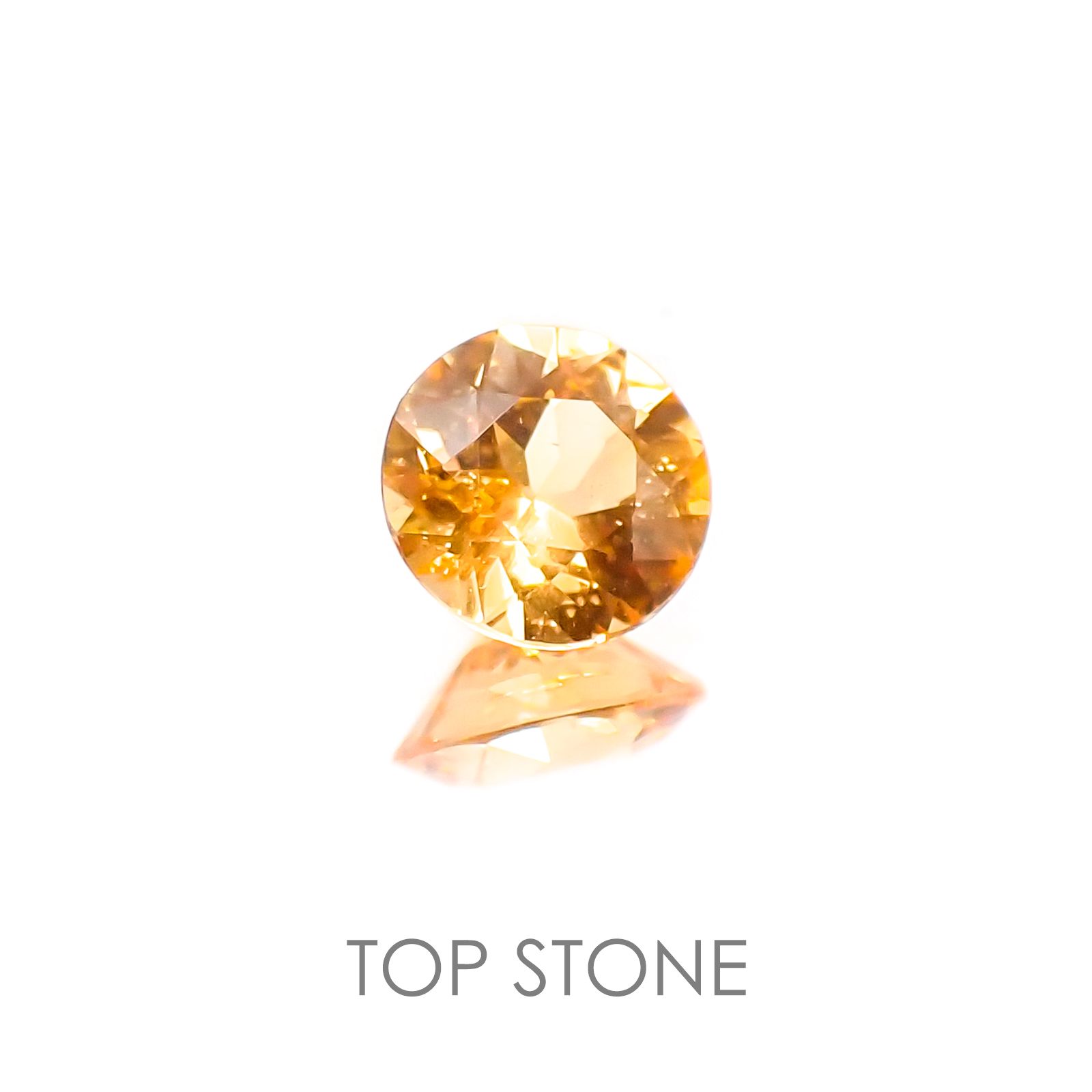 マンダリンガーネット ケニア産 ルース 0.52ct[20118100]5×5mm前後