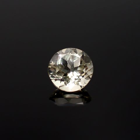 イエロースキャポライト フルオレッセンス(宝石名スキャポライト)タンザニア産 1.16ct 識別済[230722657]7.1x7mm前後