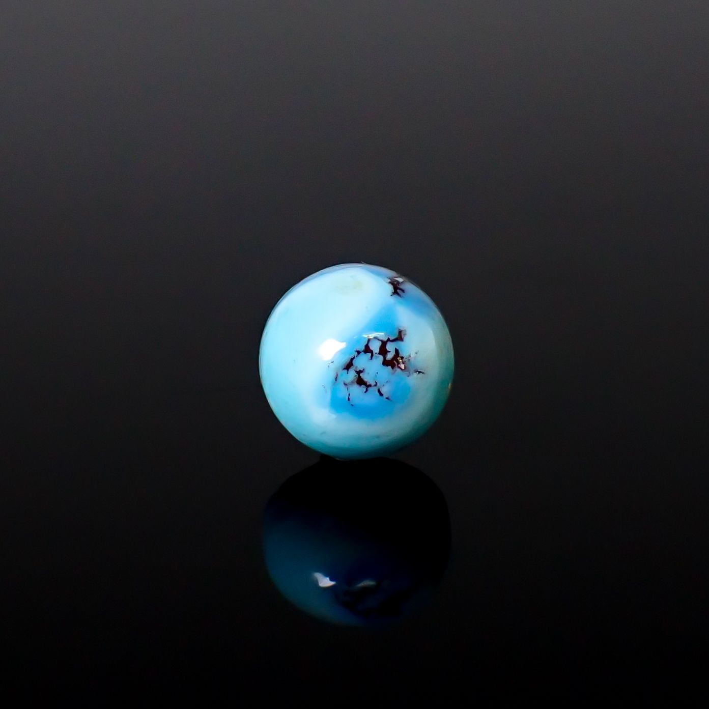 ターコイズ カザフスタン・ゴールデンヒル鉱山産 4.62ct / 10x10mm前後 [260632390]