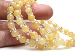 アラゴナイトのビーズ・パワーストーン